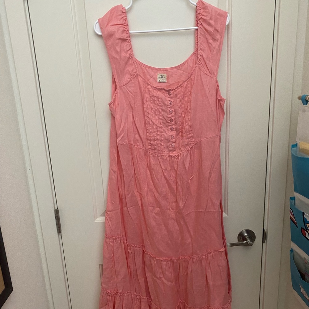 Salmon Summer Dress